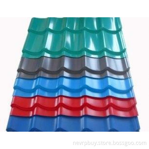 CGCC, DX51D Zinc Coating white, red, blue PRE PAINTED Corru